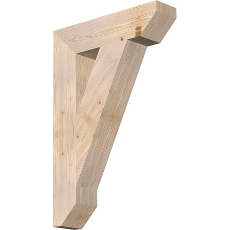 Ekena Millwork Traditional Slat Smooth Bracket, Douglas Fir, 5 1/2"W x 24"D x 36"H BKT06X24X36TRA06SDF